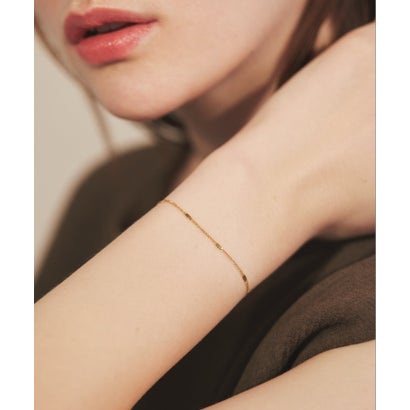 シーテ ciite' 【 金属アレルギー対応 】 シンプルチェーンブレスレット＜強度アップ◎＞ （ゴールド）｜詳細画像