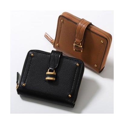 Chloe 二つ折り財布 Paddington パディントン CH26WP952O37 （001/Black-ブラック）｜詳細画像