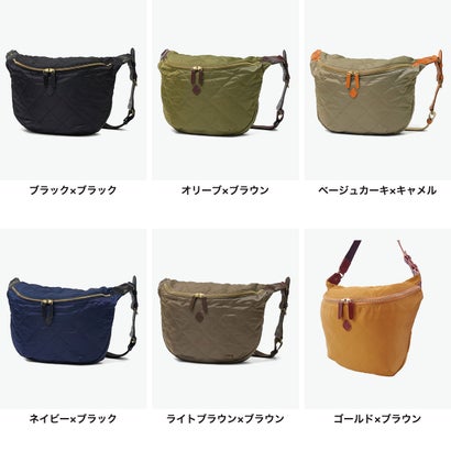 クレドラン CLEDRAN ボディバッグ レディース メンズ ブランド バッグ ショルダー 大容量 大きめ ワンショルダーバッグ 斜めがけバッグ 斜めがけ 大人 B5 キルティング ROTA BODY BAG L CL-2147 （ネイビー×ブラック）｜詳細画像