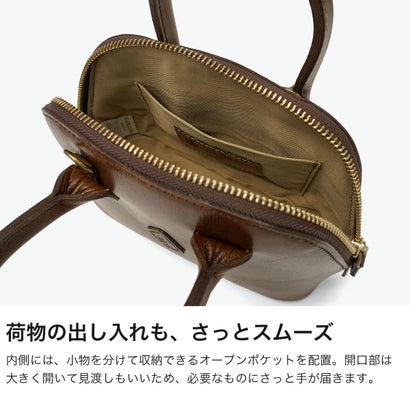ボストンバッグ レディース ブランド バッグ ハンドバッグ ミニ ショルダーバッグ 斜めがけ 小さめ 本革 牛革 軽量 軽い コンパクト LISSE MICRO BOSTON CL-4047 （BEIGE）｜詳細画像