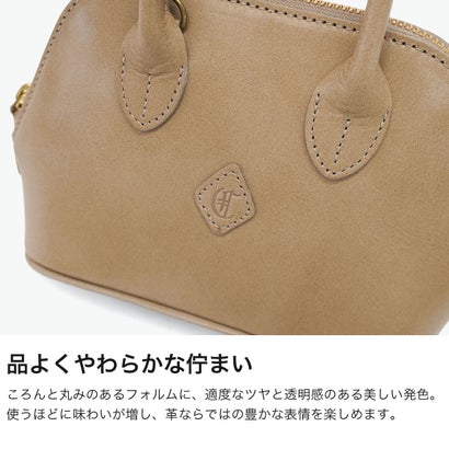 ボストンバッグ レディース ブランド バッグ ハンドバッグ ミニ ショルダーバッグ 斜めがけ 小さめ 本革 牛革 軽量 軽い コンパクト LISSE MICRO BOSTON CL-4047 （BLACK）｜詳細画像