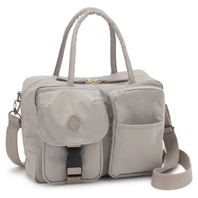 バッグ ショルダーバッグ レディース 斜めがけ 大人 大きめ ブランド 大容量 CROIR MULTI POCKET 2WAY CL4064 （グレー）