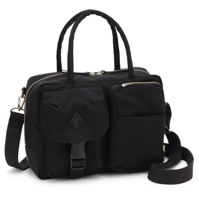 バッグ ショルダーバッグ レディース 斜めがけ 大人 大きめ ブランド 大容量 CROIR MULTI POCKET 2WAY CL4064 （ブラック）