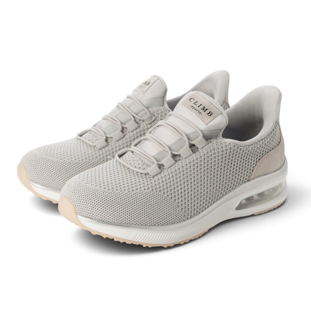 4E WIDE 幅広 撥水加工スニーカー （GRAY/SILVER）