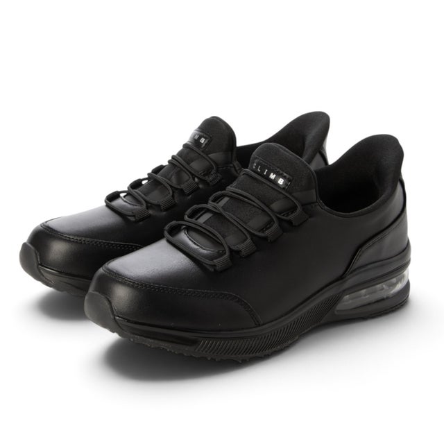 スムース エアーソールスニーカー （BLACK）