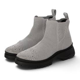 FOOT SLIDEZ撥水ニットブーツ （GRY/S）