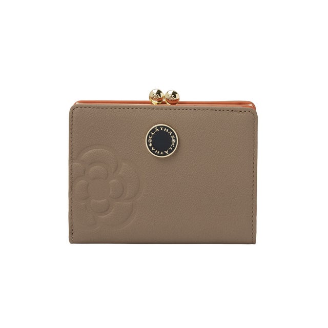 ブラン 口金二つ折り財布 （ベージュ）
