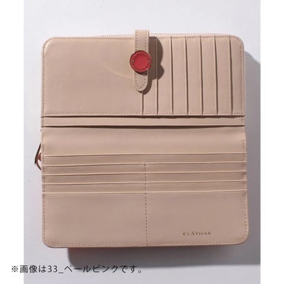 ブラン ラウンドファスナー長財布 ホワイト｜詳細画像