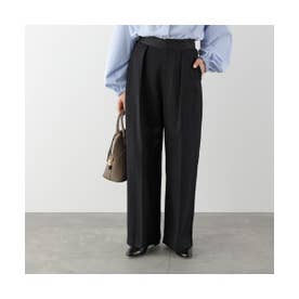 クロシェ CLOCHE CLOCHE タックパンツ 86004 ストレート （68/ネイビー