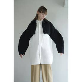クラネ CLANE ROUND SLEEVE SHORT JACKET （BLACK） - ファッション