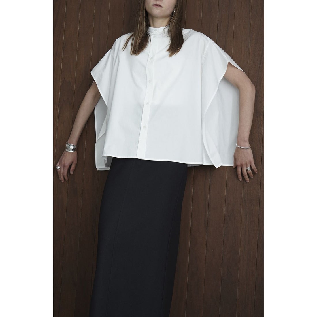 WIDE BOX COLLAR SHIRT CLANE⁄クラネSTAND STAND CLANE クラネ SHIRT 