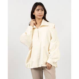 クラネ CLANE 2WAY OFF SHOULDER MODE JERSEY TOPS （IVORY 