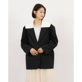 クラネ CLANE SAILOR COLLAR TAILORED JACKET （NAVY） - ファッション