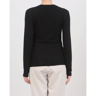COMFORTABLE CREW NECK TOPS （BLACK）｜詳細画像