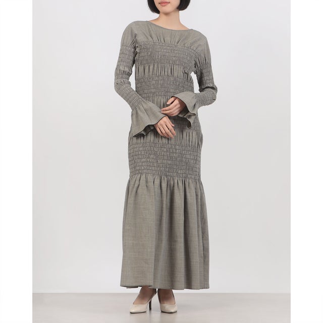 SHIRRING LONG ONEPIECE （MIX）
