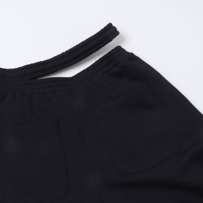 SLASH WAIST SWEAT PANTS （BLACK）｜詳細画像
