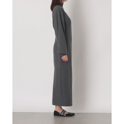 KIMONO SLEEVE STRAIGHT WOOL ONEPIECE （GRAY）｜詳細画像