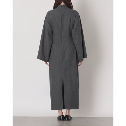 KIMONO SLEEVE STRAIGHT WOOL ONEPIECE （GRAY）｜詳細画像