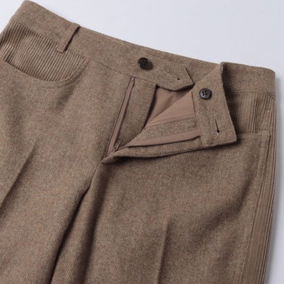 クラネ CLANE CORDUROY PANEL MELANGE PANTS （BEIGE）｜詳細画像
