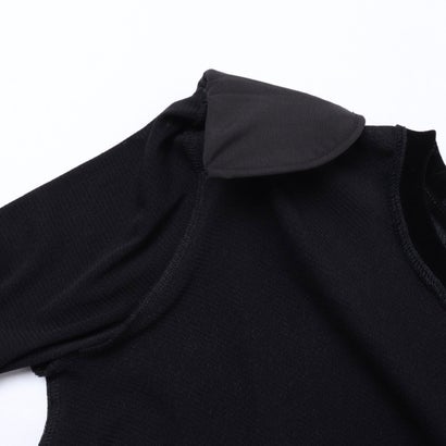 クラネ CLANE FLOCKY FORM TIGHT TOPS （BLACK）｜詳細画像