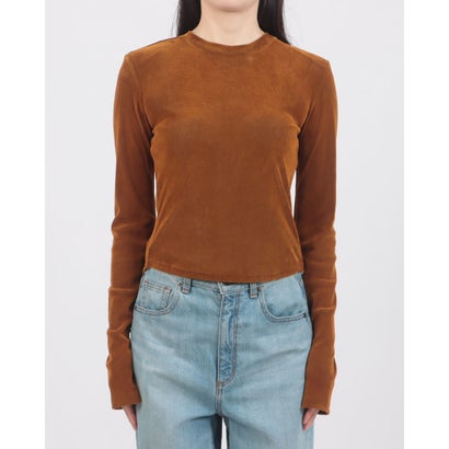 FLOCKY FORM TIGHT TOPS （BROWN）｜詳細画像