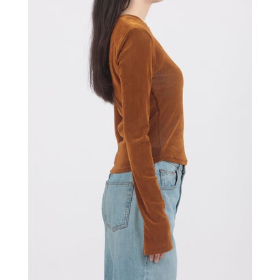 FLOCKY FORM TIGHT TOPS （BROWN）｜詳細画像