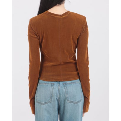 FLOCKY FORM TIGHT TOPS （BROWN）｜詳細画像