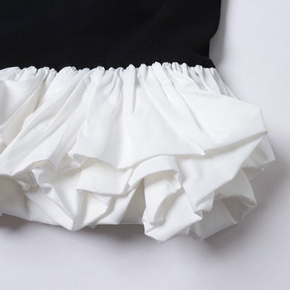 W BALLOON SHORT KNIT TOPS （IVORY）｜詳細画像