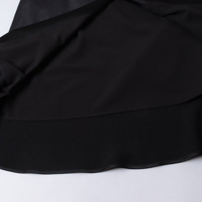 クラネ CLANE SATIN STRAIGHT MAXI SKIRT （BLACK）｜詳細画像