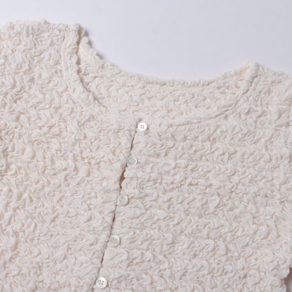 クラネ CLANE SOFT SHIRRING CARDIGAN （GRAY）｜詳細画像