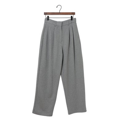 TWO TUCK SWEAT PANTS （GRAY）｜詳細画像