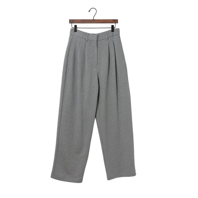 TWO TUCK SWEAT PANTS （GRAY）