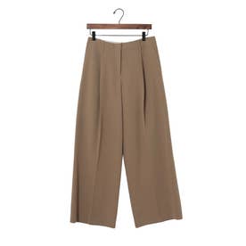 MARBELT TUCKED LOOSE SLACKS （BEIGE）