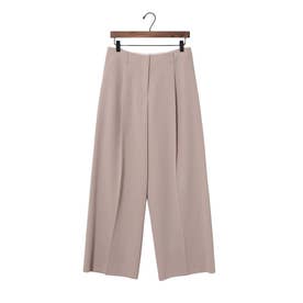 MARBELT TUCKED LOOSE SLACKS （PURPLE）