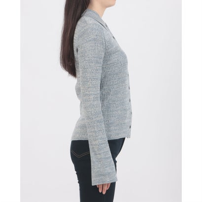 COMPACT RIB KNIT SHIRTS （BLUE）｜詳細画像