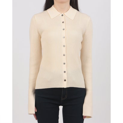 COMPACT RIB KNIT SHIRTS （IVORY）｜詳細画像