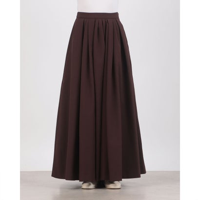 2WAY ADJUST FLARE SKIRT （BROWN）｜詳細画像