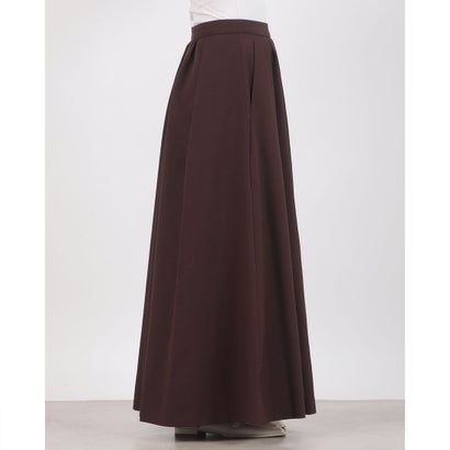 2WAY ADJUST FLARE SKIRT （BROWN）｜詳細画像