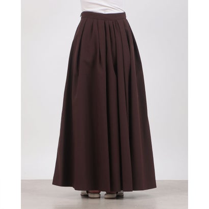2WAY ADJUST FLARE SKIRT （BROWN）｜詳細画像