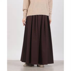 2WAY ADJUST FLARE SKIRT （BROWN）