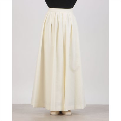 クラネ CLANE 2WAY ADJUST FLARE SKIRT （WHITE）｜詳細画像
