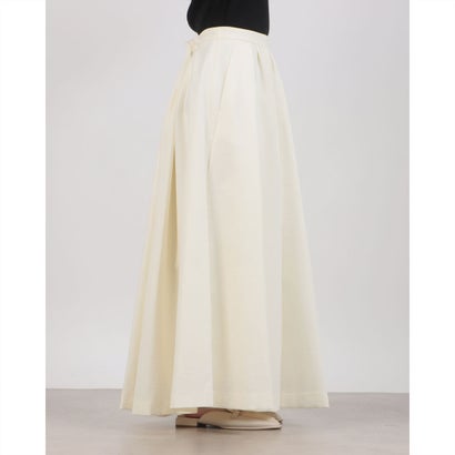 クラネ CLANE 2WAY ADJUST FLARE SKIRT （WHITE）｜詳細画像