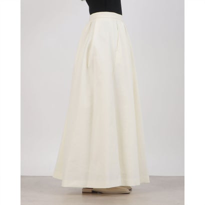 クラネ CLANE 2WAY ADJUST FLARE SKIRT （WHITE）｜詳細画像
