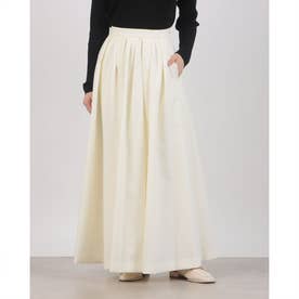 2WAY ADJUST FLARE SKIRT （WHITE）