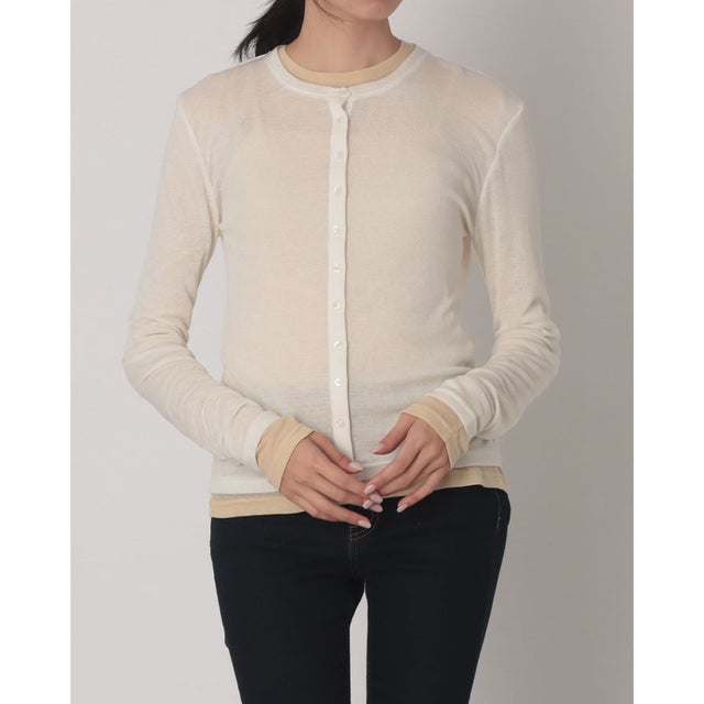 SOFT SHEER LAYERED TOPS （IVORY）