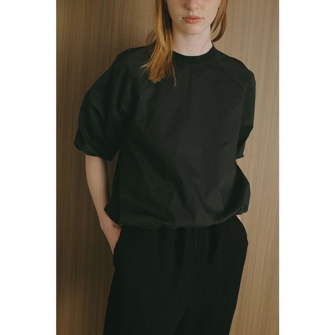 マノフ MANOF PUFF SLEEVE TOPS （BLACK） - ファッション通販 