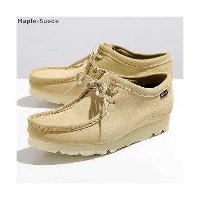 Clarks モカシン 26179251 WallabeeGTX GORE-TEX ワラビー （Maple-Suede/ベージュ）｜詳細画像