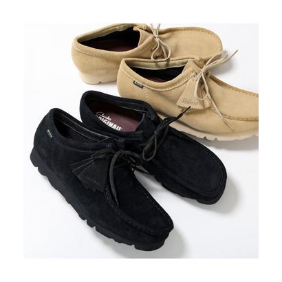 Clarks モカシン 26179251 WallabeeGTX GORE-TEX ワラビー （Maple-Suede/ベージュ）｜詳細画像