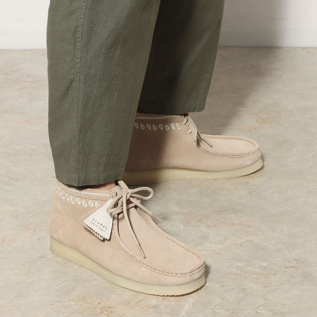 X One School | Wallabee Boot / メンズ ワラビーブーツ （ホワイト