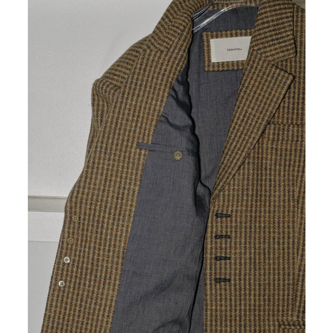 キャナルジーン CANAL JEAN TODAYFUL(トゥデイフル) Wool100% Check 